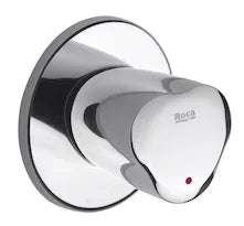 Llave de Paso con Índice Caliente para Instalación a Mural C Brava 1,8 cm Roca - Vista 1