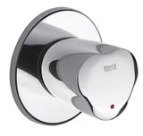 Llave de Paso con Índice Caliente para Instalación a Mural C Brava 2,2 cm Roca