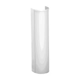 Pedestal para lavabo de 17 cm fabricado en porcelana de color blanco Dama Retro Roca