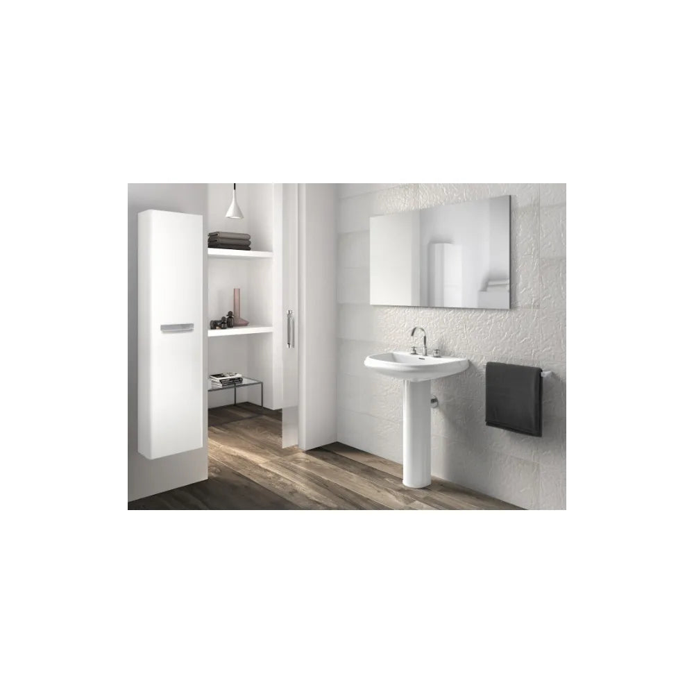 Pedestal para lavabo de 17 cm fabricado en porcelana de color blanco Dama Retro Roca - Vista 3