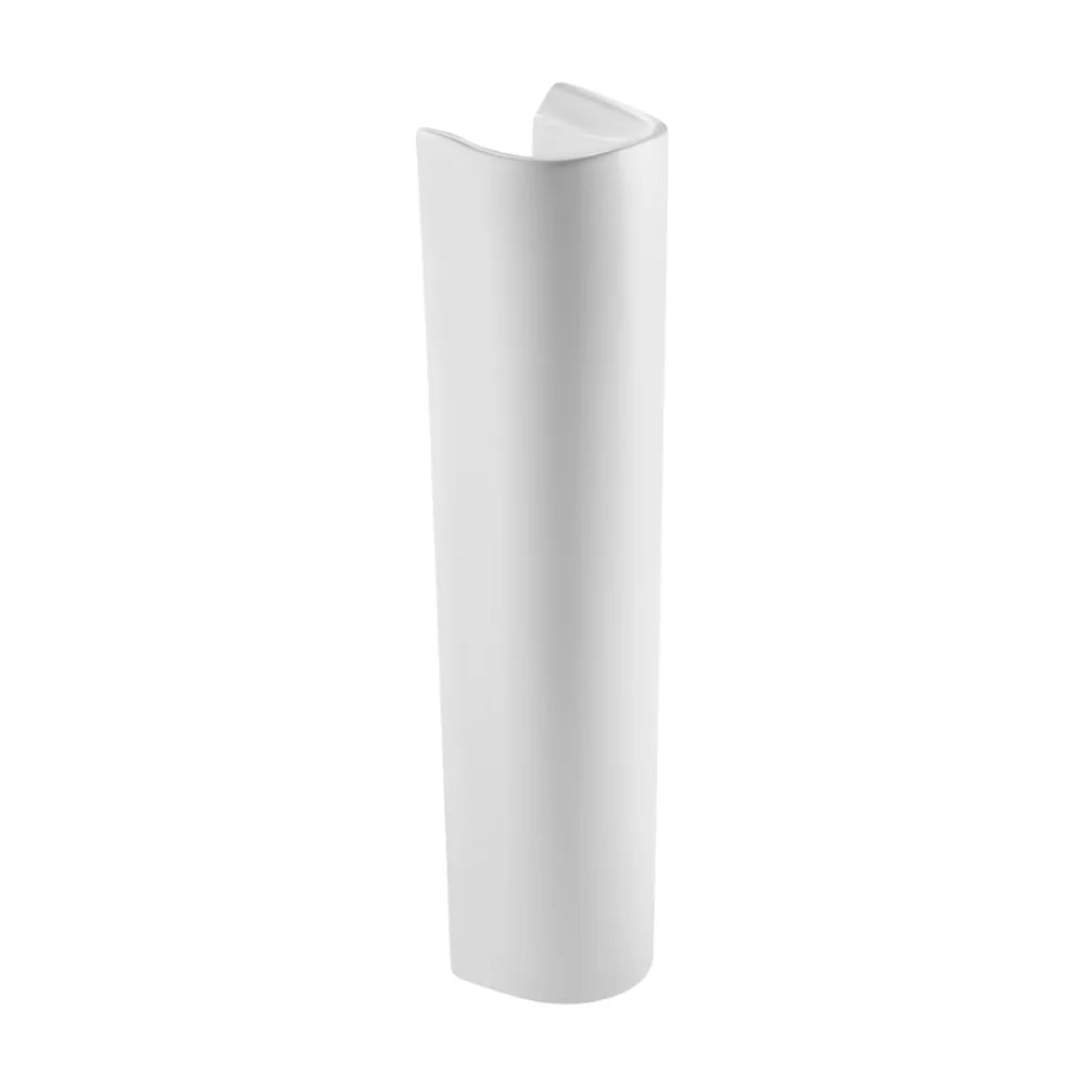 Pedestal para lavabo de 18 cm fabricado en porcelana de color blanco Debba Roca - Vista 1