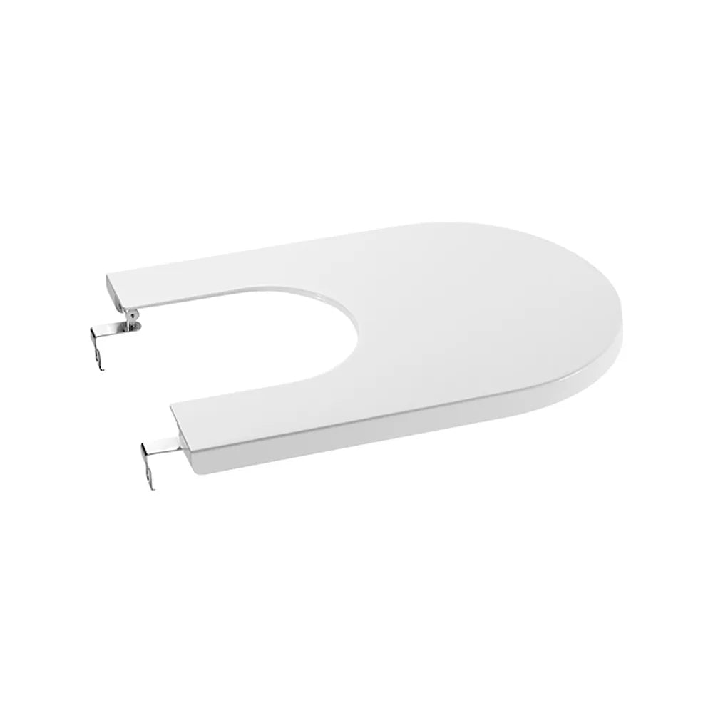 Tapa para bidet fabricada en material antibacteriano y latón cromado Round Inspira Roca - Vista 1