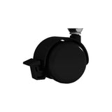 Ruedas Compatible con Muebles Auxiliares Suma de 5 cm Negro Roca