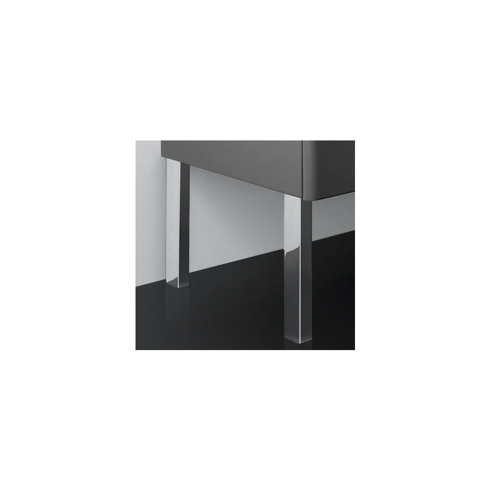 Pack de patas opcionales diseñado para muebles de 22 cm con acabado en cromo The Gap Roca - Vista 1