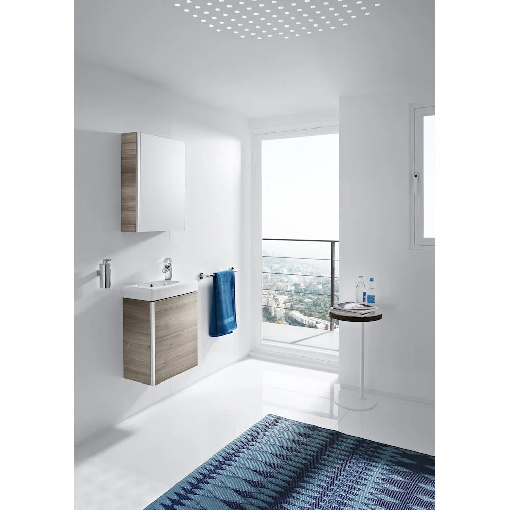 Camerino con puerta batiente de 45 cm fabricado en aglomerado de color arena Mini Roca - Vista 3