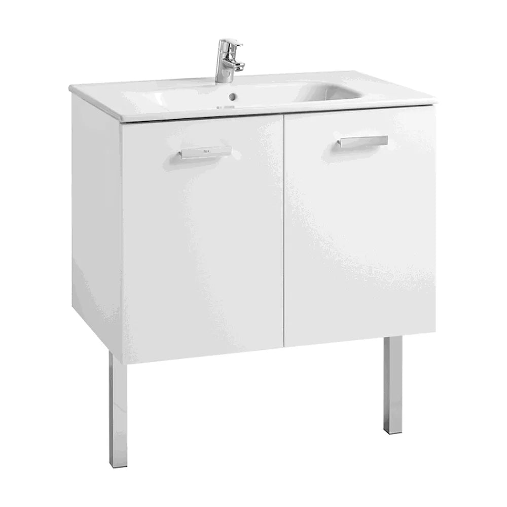 Mueble de Baño con Lavabo y 2 Puertas Basic de 80 cm Colección Victoria Blanco Roca - Vista 4