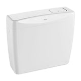 Cisterna alta para inodoro fabricada con plástico de color blanco Universal Roca