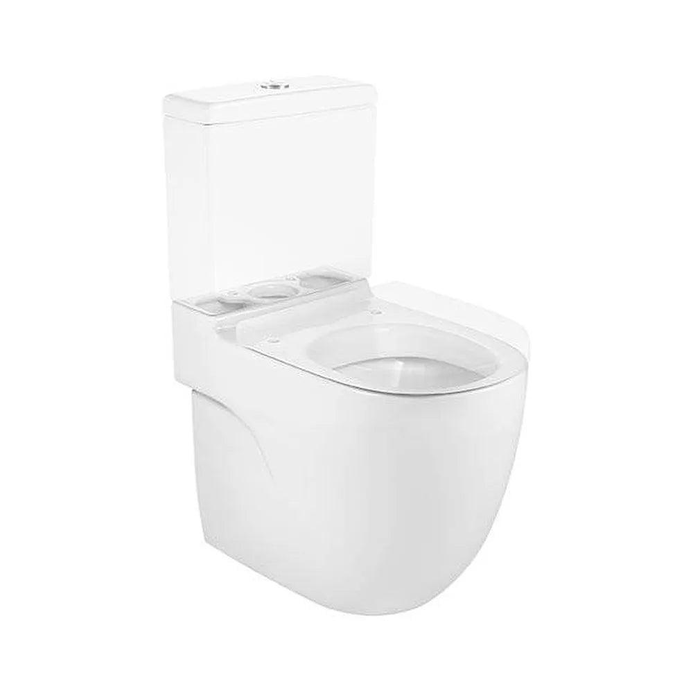 Taza de altura confort de 36 cm fabricada en porcelana de color blanco Meridian Roca - Vista 3