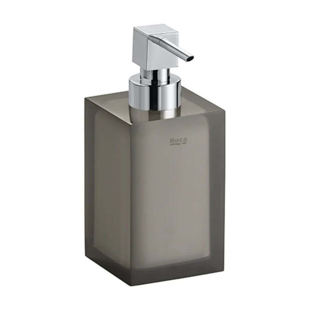 Dosificador de encimera para cuarto de baño con acabado color negro mate Ice Roca - Vista 1