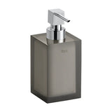 Dosificador de encimera para cuarto de baño con acabado color negro mate Ice Roca
