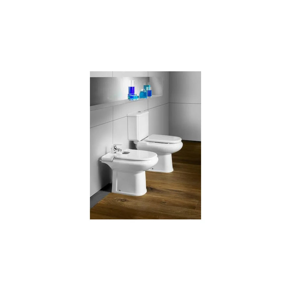 Inodoro Completo de Salida Horizontal Dama Retro 40,5 cm Blanco Roca - Vista 3