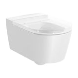 Taza Suspendida Salida Horizontal Inspira Round 37 cm Blanco Roca