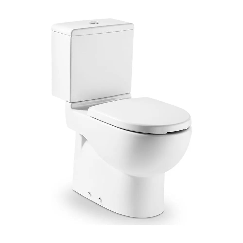 Inodoro Completo para Personas con Movilidad Reducida Salida Dual Meridian Blanco Roca - Vista 1