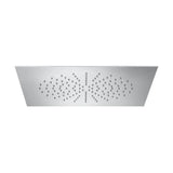 Pulverizador quadrado de 35 cm fabricado em aço inoxidável com acabamento cromado Raindream Roca