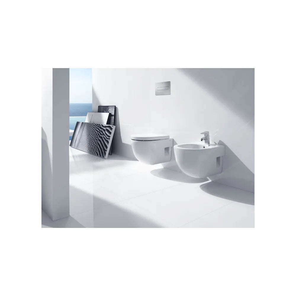 Inodoro suspendido de 36 cm fabricado en porcelana de color blanco Meridian Roca - Vista 3