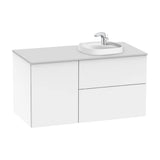 Bathroom Cabinet with Washbasin, 2 Drawers and 1 Door 100 cm Beyond Collection Roca