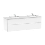 Mueble para baño con lavabo doble y con 4 cajones de 160 cm de ancho Beyond Roca