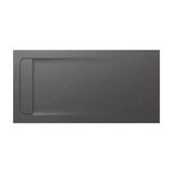 Plato de ducha rectangular extraplano acabado ónix texturizado con desagüe Aquos Roca