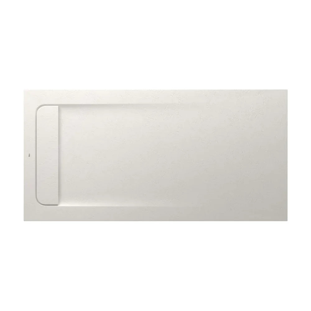 Plato de ducha de Stonex rectangular extraplano con un acabado en color beige Aquos Roca - Vista 1