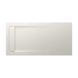 Plato de ducha de Stonex rectangular extraplano con un acabado en color beige Aquos Roca