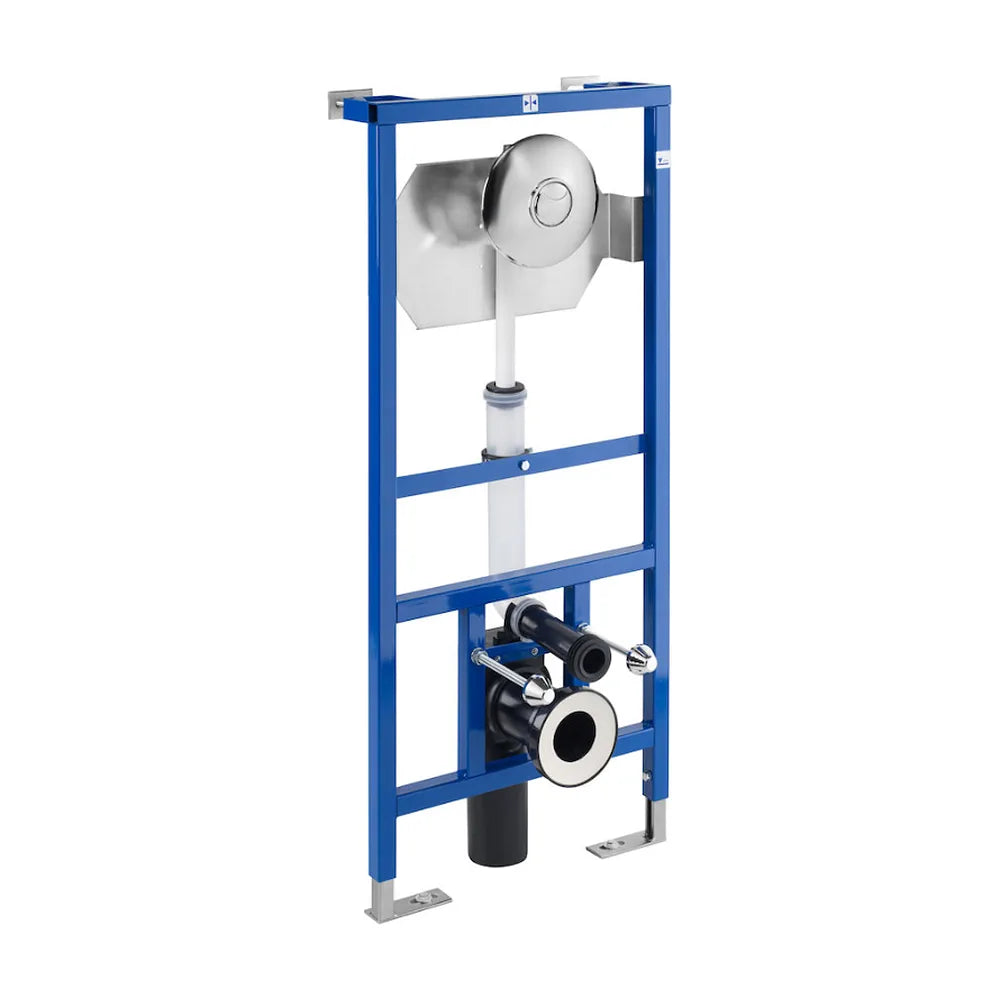 Soporte para inodoro de metal con fluxor de doble descarga Duplo Fluxor Single ROCA - Vista 1