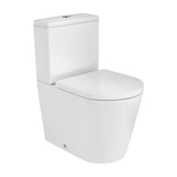 Inodoro Completo de Porcelana Rimless Salida Dual Inspira Round Blanco Roca