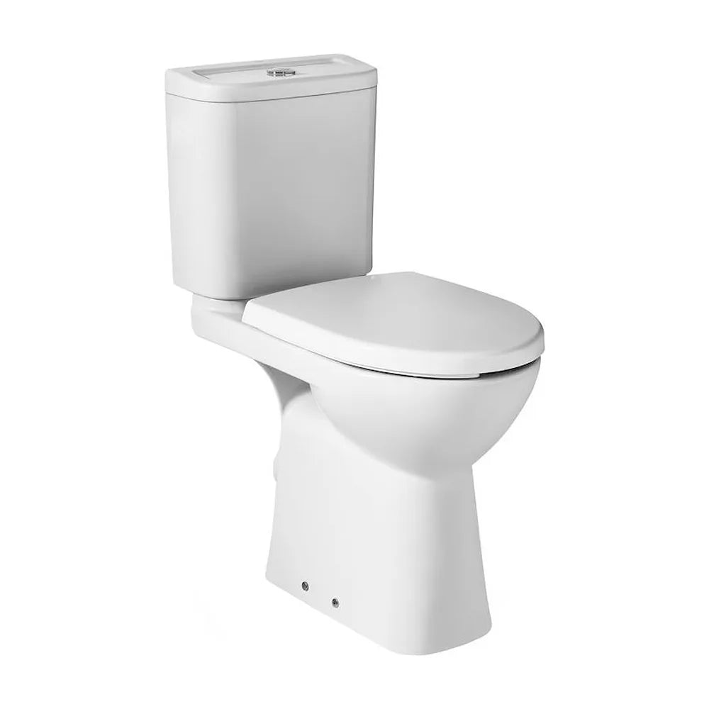 Inodoro Tanque Bajo de Porcelana con Salida Vertical Access Blanco Roca - Vista 1