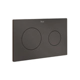 Placa pulsadora para cisternas de doble descarga en acabado color marrón mate PL10 Dual In Wall One Roca