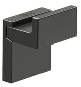Percha Negro mate Rubik Roca