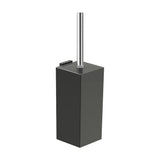 Escobillero de Pared Fijo para Baño Rubik Negro Mate Roca