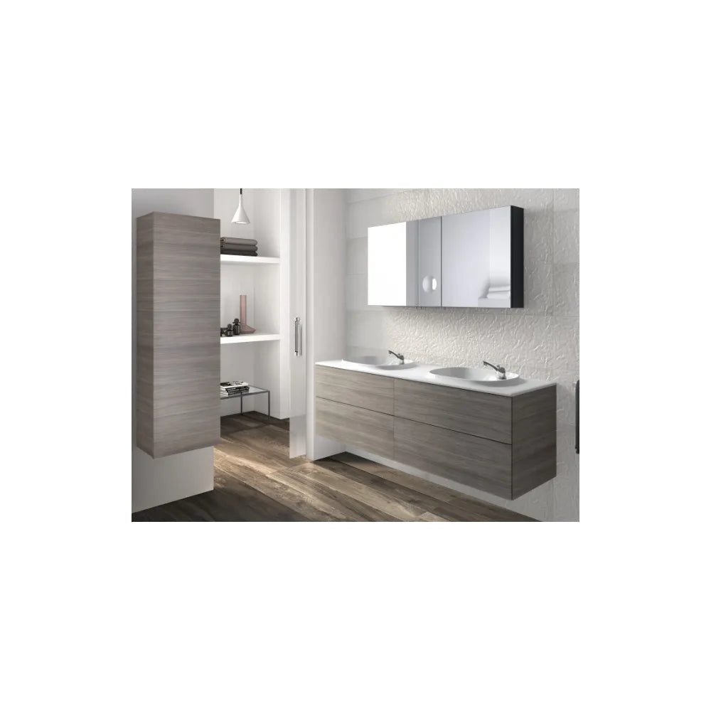 Conjunto de Baño Suspendido Beyond de 160 cm Colección Unik Roble Roca - Vista 2