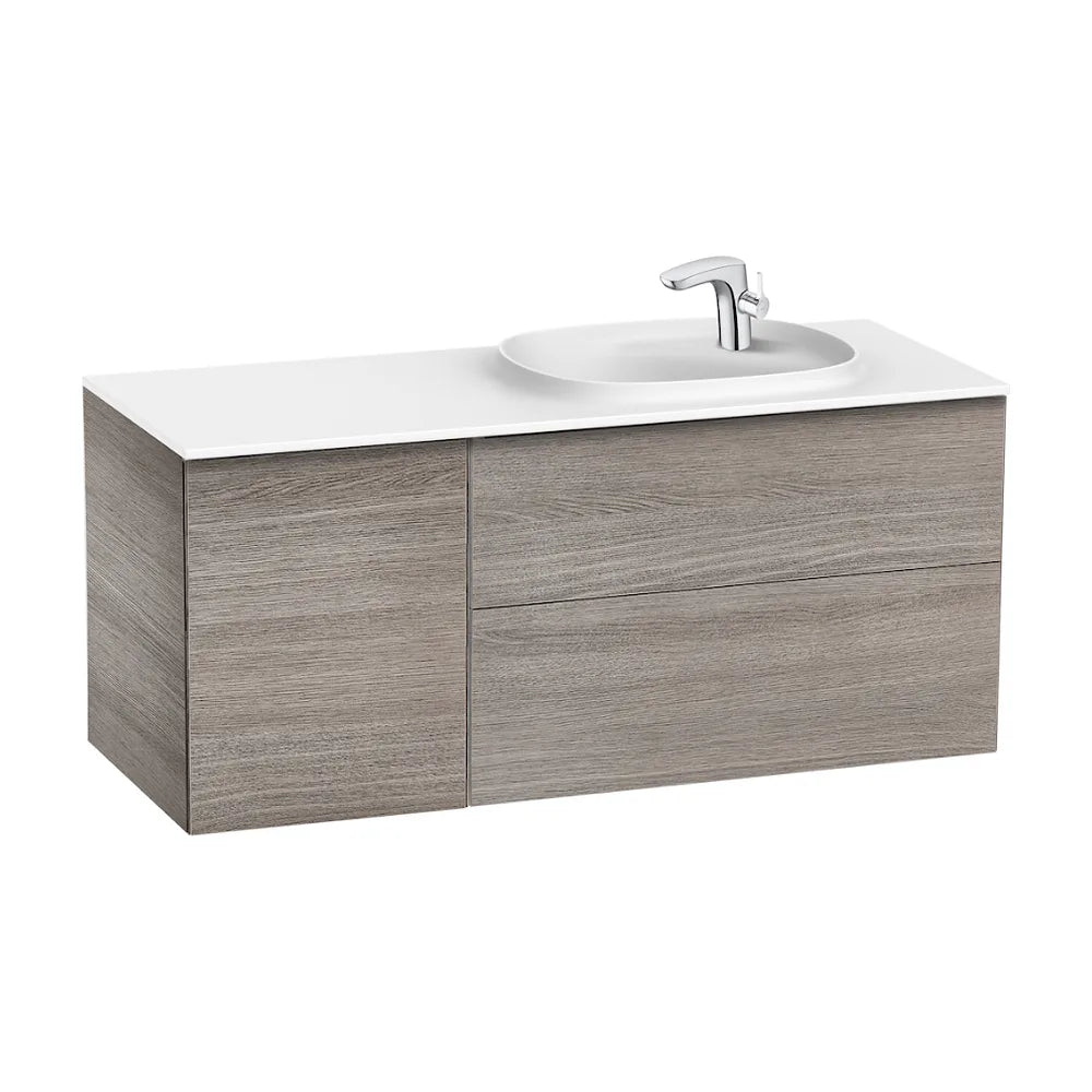 Mueble de Baño con Lavabo Derecho Beyond de 120 cm Colección Unik Roble Roca - Vista 1