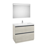 Conjunto de Baño Nórdico de 100 cm Colección Lander Fresno Roca