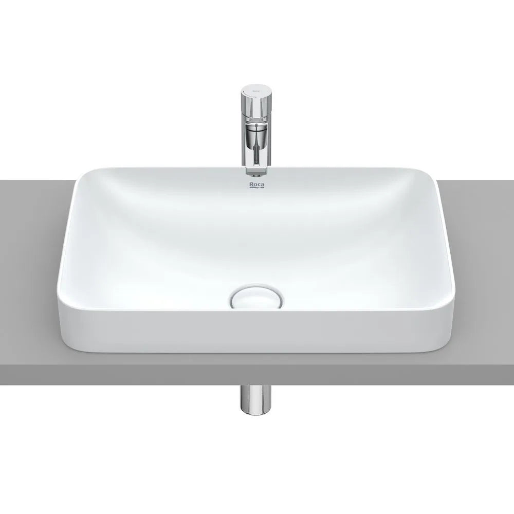 Lavabo Encastrado de Fineceramic Perla Inspira Square Roca - Vista 1