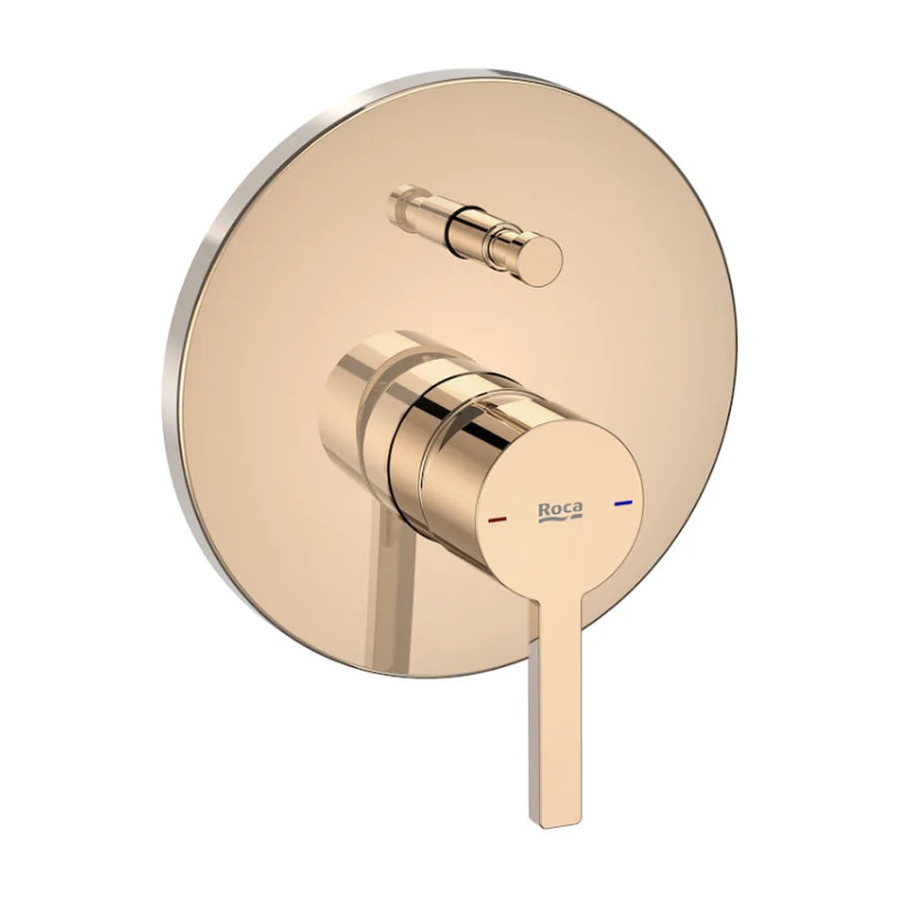 Mezclador para Baño-ducha Empotrable de Diámetro en Oro Rosado Naia 16 cm Roca - Vista 1