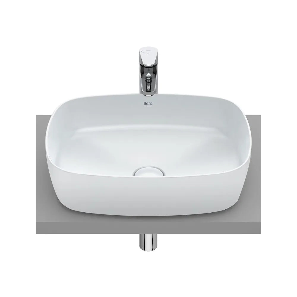 Lavabo de Finecerami de Una Cubeta Perla Soft Inspira 50 cm Roca - Vista 1