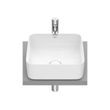 Lavabo Sobre Encimera de Fineceramic Square Inspira White Mate Roca