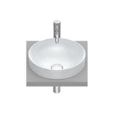 Lavabo de Encimera de Fineceramic Perla Round Inspira Roca