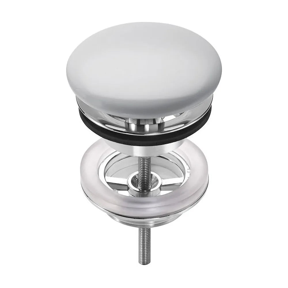 Lavabo de encimera de fineceramic con un acabado en color perla Round Inspira Roca - Vista 2