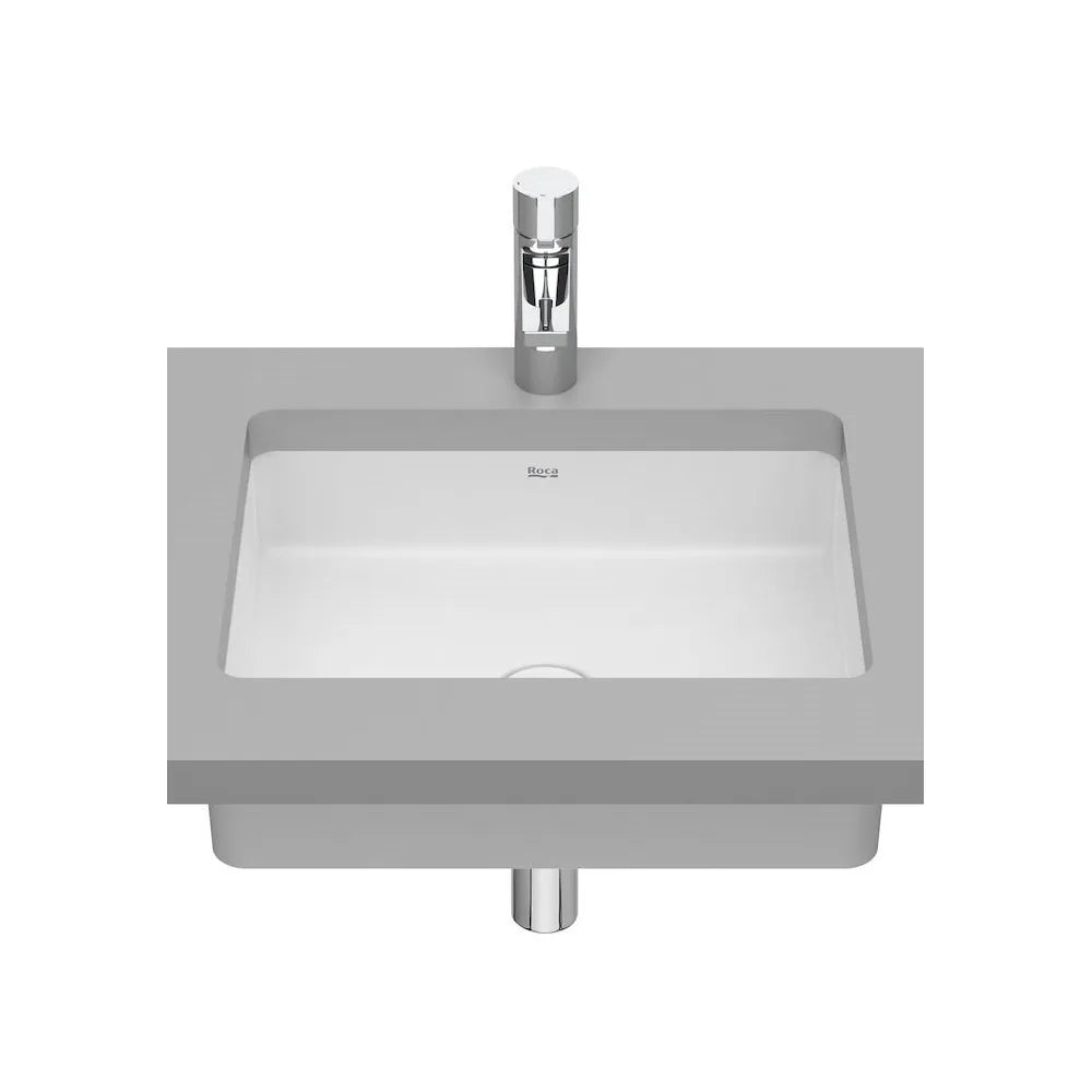 Lavabo bajo encimera de 49x39 cm con un acabado en color blanco mate Inspira Roca - Vista 1