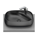 Lavabo Sobre Encimera de Fineceramic Gris Oscuro Onix Beyond 58 cm Roca