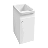Mueble para Lavadero de Aglomerado con Puerta Abatible Henares Blanco Brillo Roca