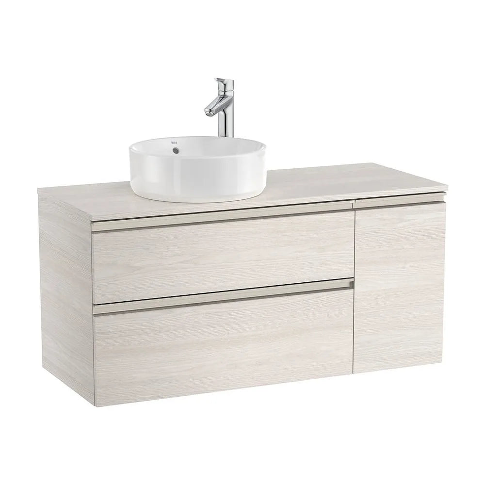 Mueble de Baño para Lavabo Hacia la Izquierda con 2 Cajones y 1 Puerta de 110 cm Colección The Gap Fresno Roca - Vista 1
