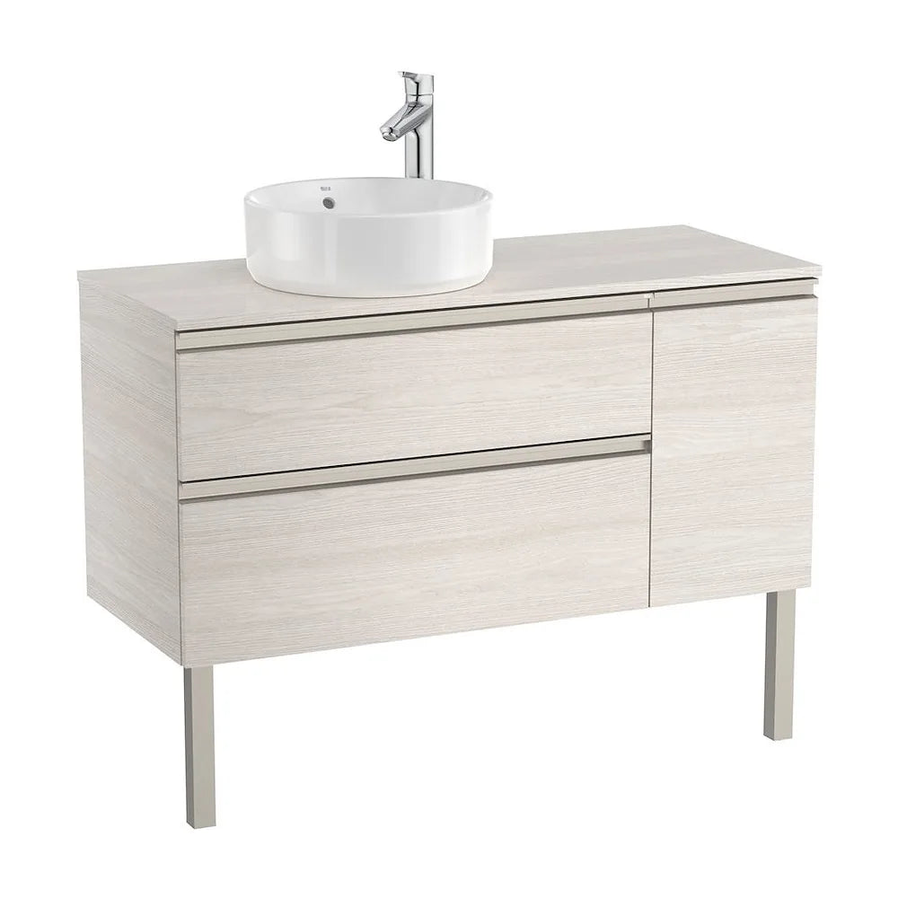 Mueble de Baño para Lavabo Hacia la Izquierda con 2 Cajones y 1 Puerta de 110 cm Colección The Gap Fresno Roca - Vista 2