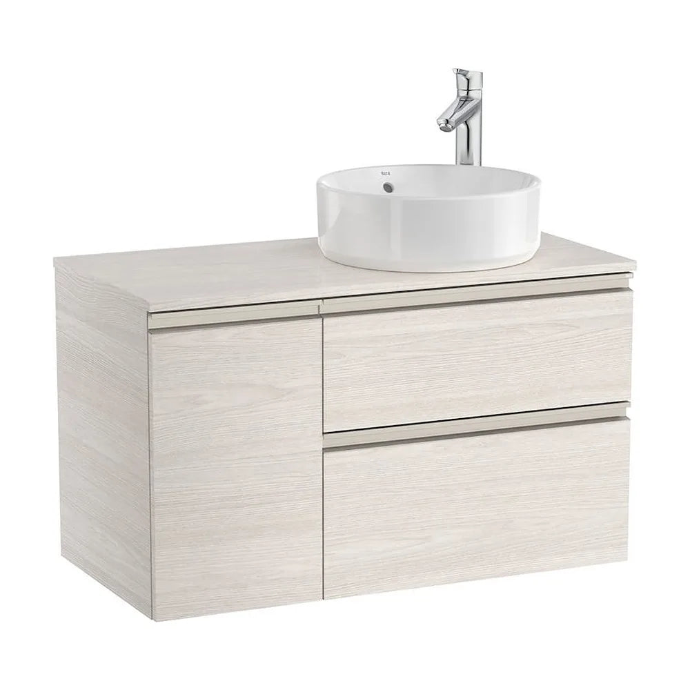 Mueble de Baño para Lavabo Hacia la Derecha de 90 cm Colección The Gap Fresno Roca - Vista 1