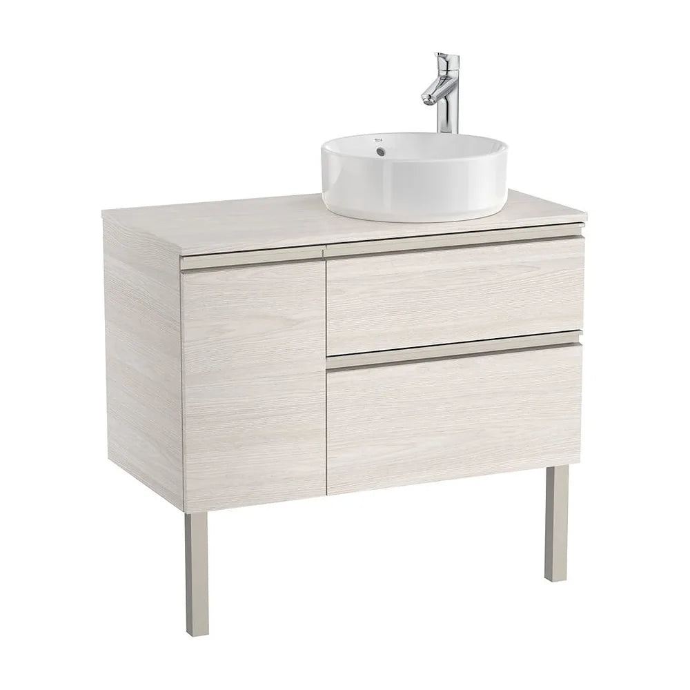 Mueble de Baño para Lavabo Hacia la Derecha de 90 cm Colección The Gap Fresno Roca - Vista 2