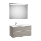 Conjunto de Baño con 2 Cajones de 100 cm Colección The Gap Roble Roca