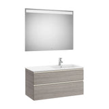 Conjunto de Baño con 2 Cajones de 100 cm Colección The Gap Roble Roca