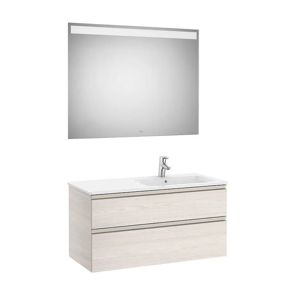 Conjunto de Baño con 2 Cajones de 100 cm Colección The Gap Fresno Roca - Vista 1