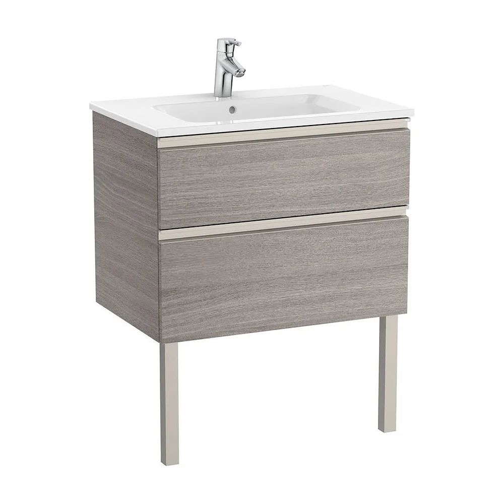 Mueble de Baño con Lavabo Central Unik de 70 cm Colección The Gap Roble Roca - Vista 2
